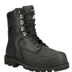 VIBRAM RefrigiWear Laceup Protective Footwear Black Leather Men's Size 15M